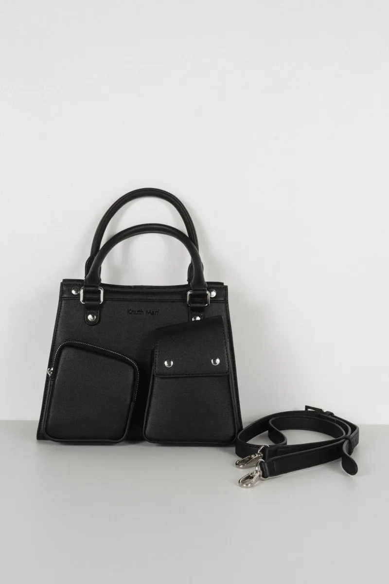 -On sale April 25th 21:00-  multi pocket hand bag/2color