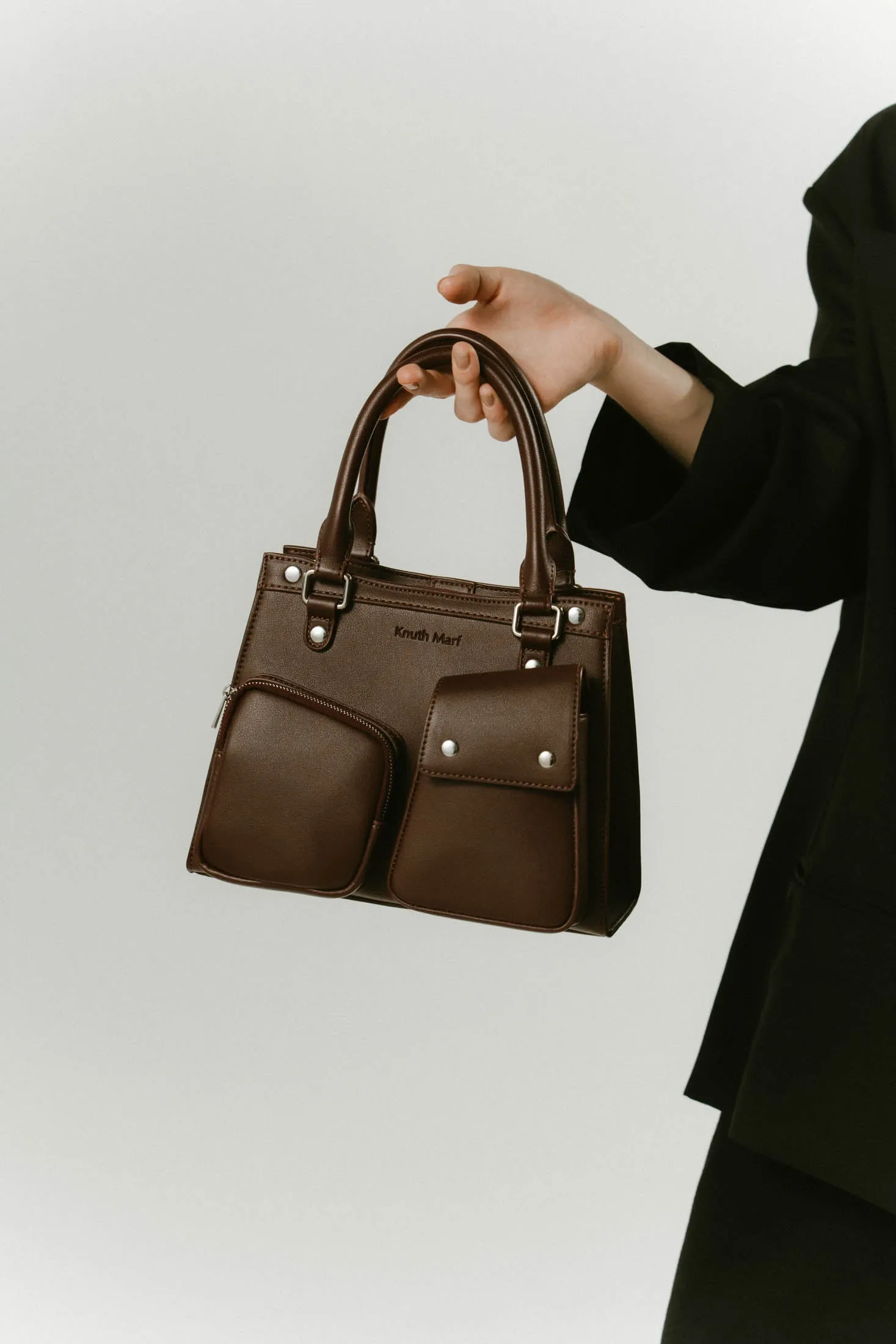 -On sale April 25th 21:00-  multi pocket hand bag/2color