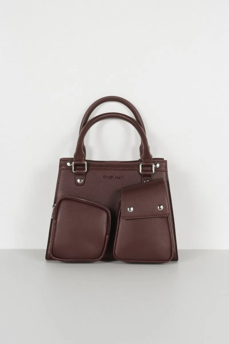 -On sale April 25th 21:00-  multi pocket hand bag/2color