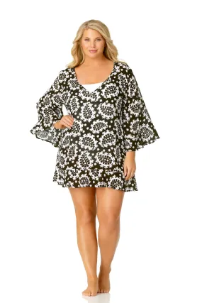 Anne Cole® Riveria Paisley Tunic Swimsuit Cover-Up
