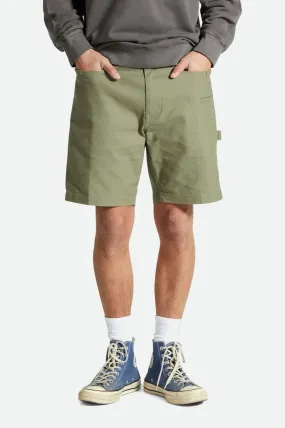 BRIXTON BUILDERS CARPENTER SHORT - OLIVE SURPLUS