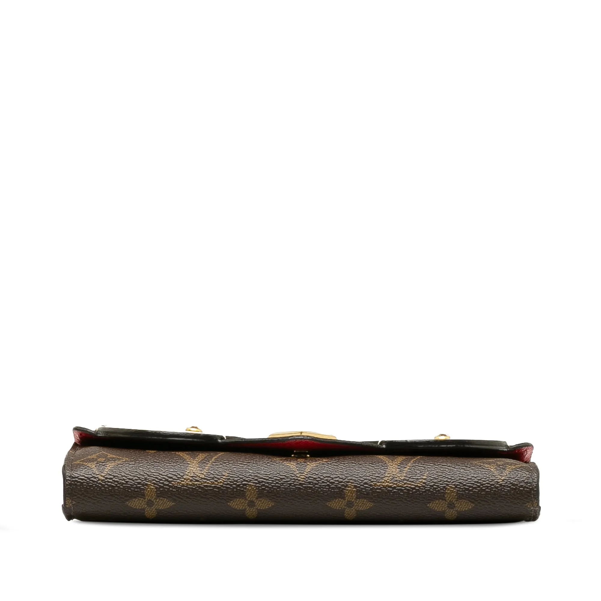 Brown Louis Vuitton Monogram Valentines Bird Sarah Wallet