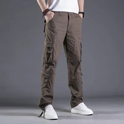 Cotton Multi-pocket Camouflage Cargo Pants
