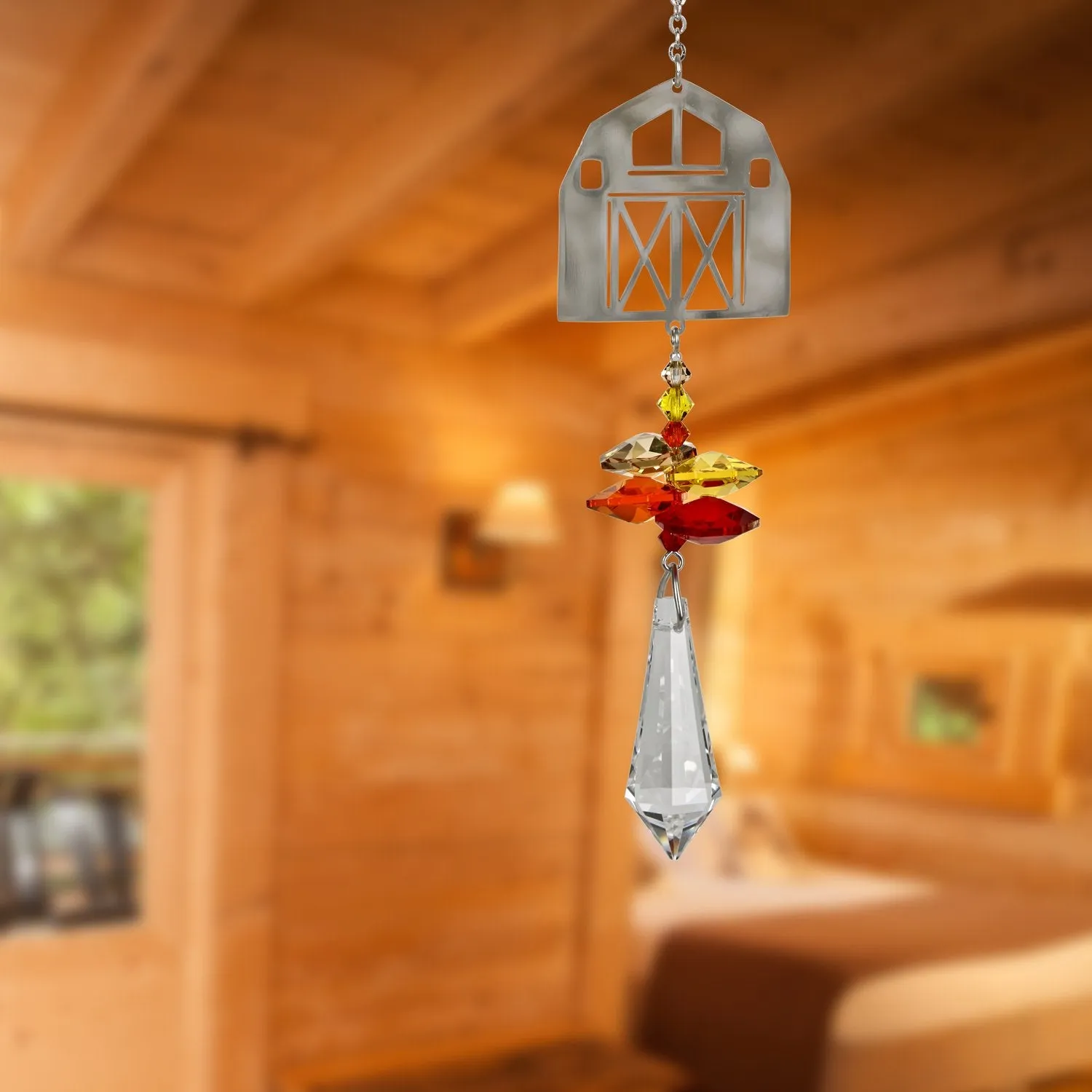 Crystal Fantasy Suncatcher - Barn