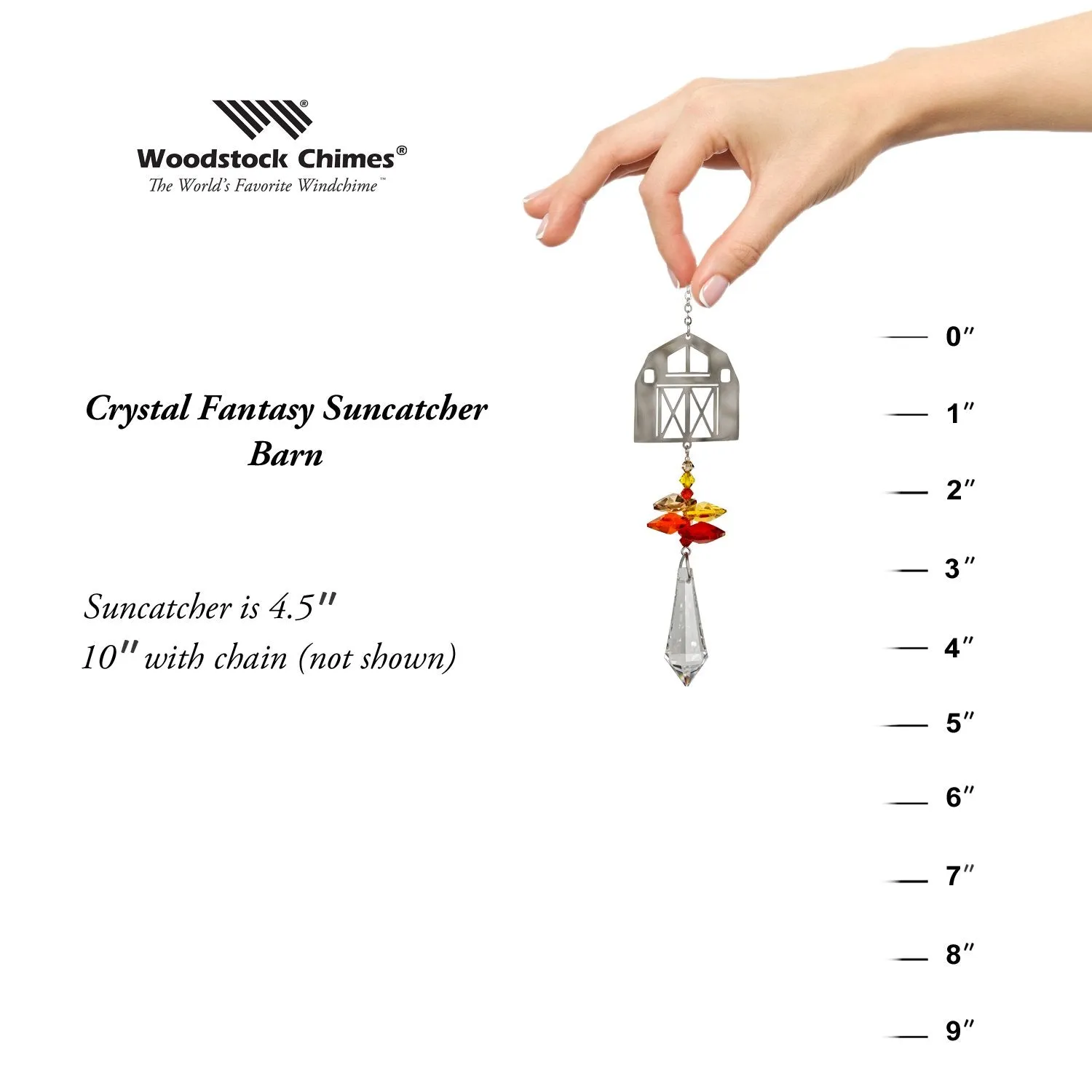 Crystal Fantasy Suncatcher - Barn