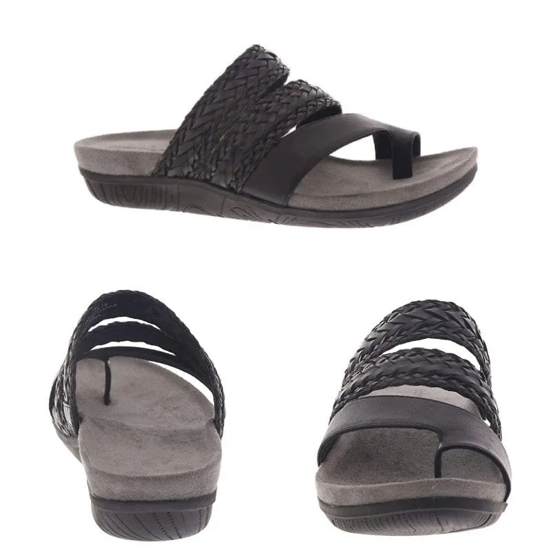 Cuzcare Best Walking Orthopedic Sandals For Bunion Women Waterproof Memory Foam Slides Summer