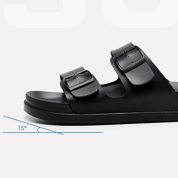 Cuzcare Men Waterproof Orthopedic Sandals Open Round Toe Casual Summer 2023