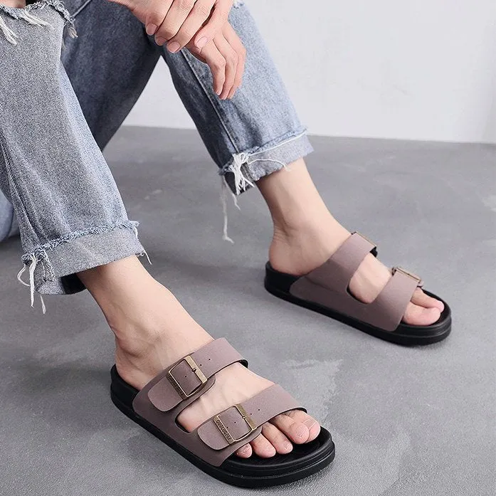 Cuzcare Men Waterproof Orthopedic Sandals Open Round Toe Casual Summer 2023