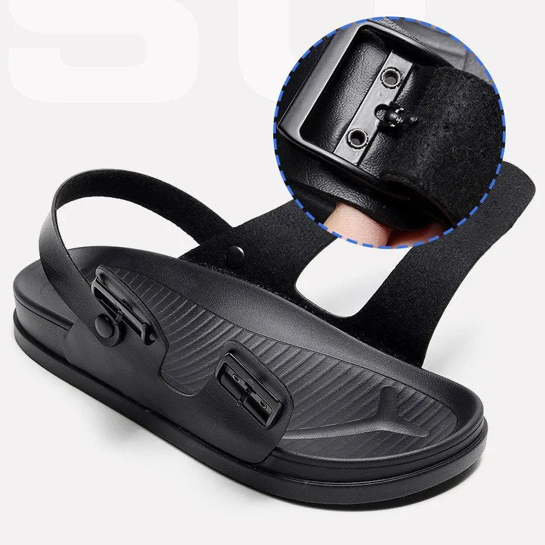 Cuzcare Men Waterproof Orthopedic Sandals Open Round Toe Casual Summer 2023