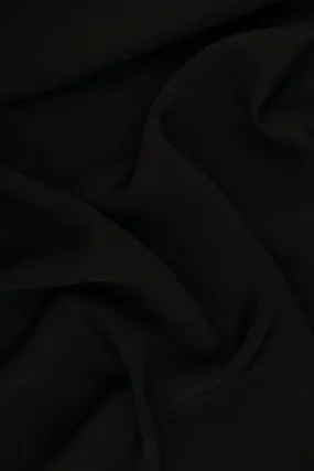 Dark Merlot Silk 4-Ply Crepe Fabric