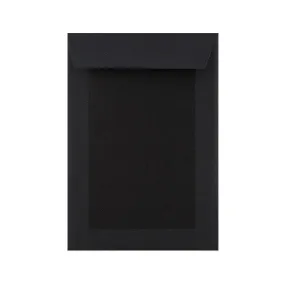 Full Black Hard Board Back Envelopes