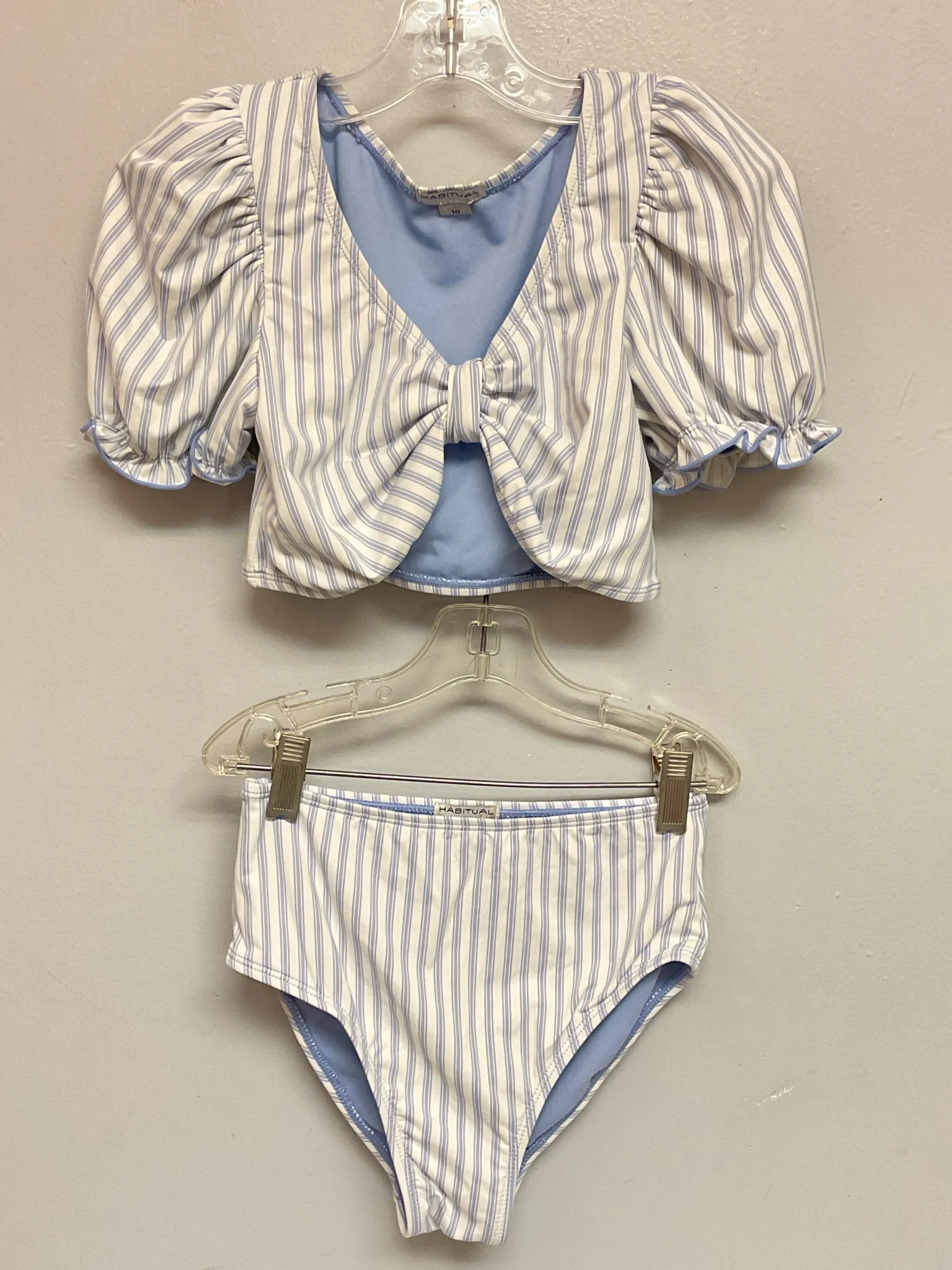Habitual Size 10 light blue Nylon Big Girls Swimwear & Cover-Ups