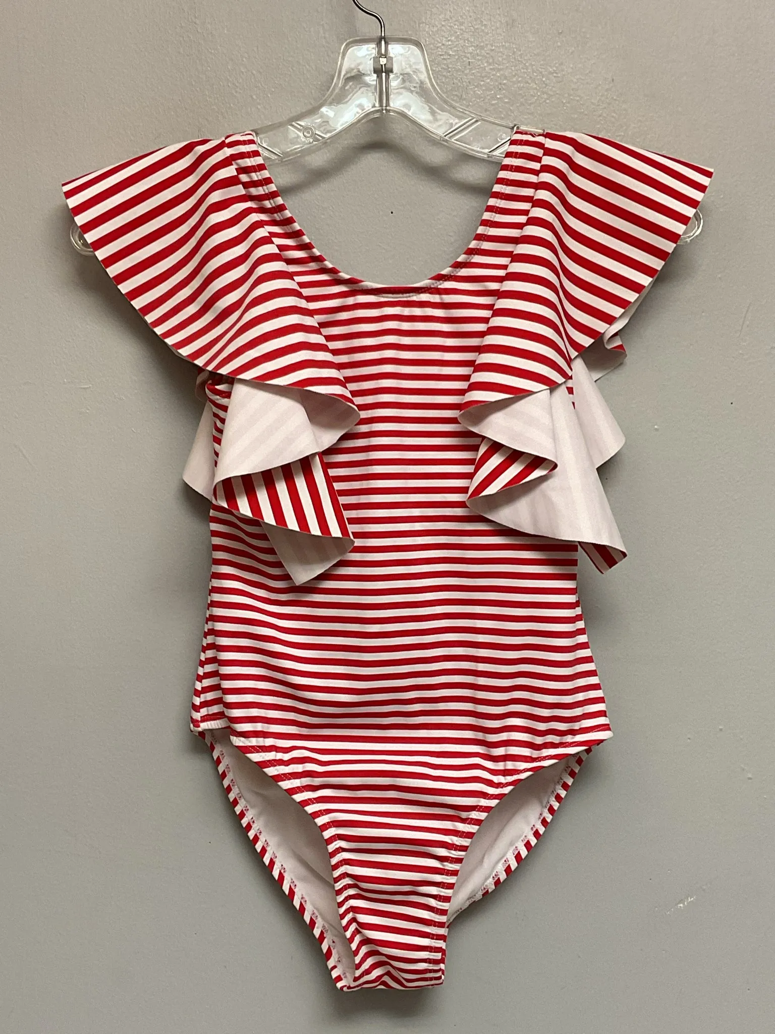 Habitual Size 12 Red & white Nylon Big Girls Swimwear & Cover-Ups