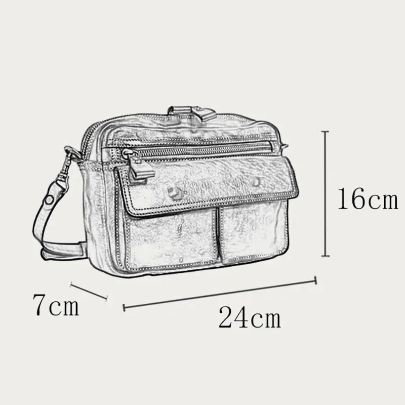 Handmade Crossbody Bag For Women Multi Pocket Fashion Daily Bag