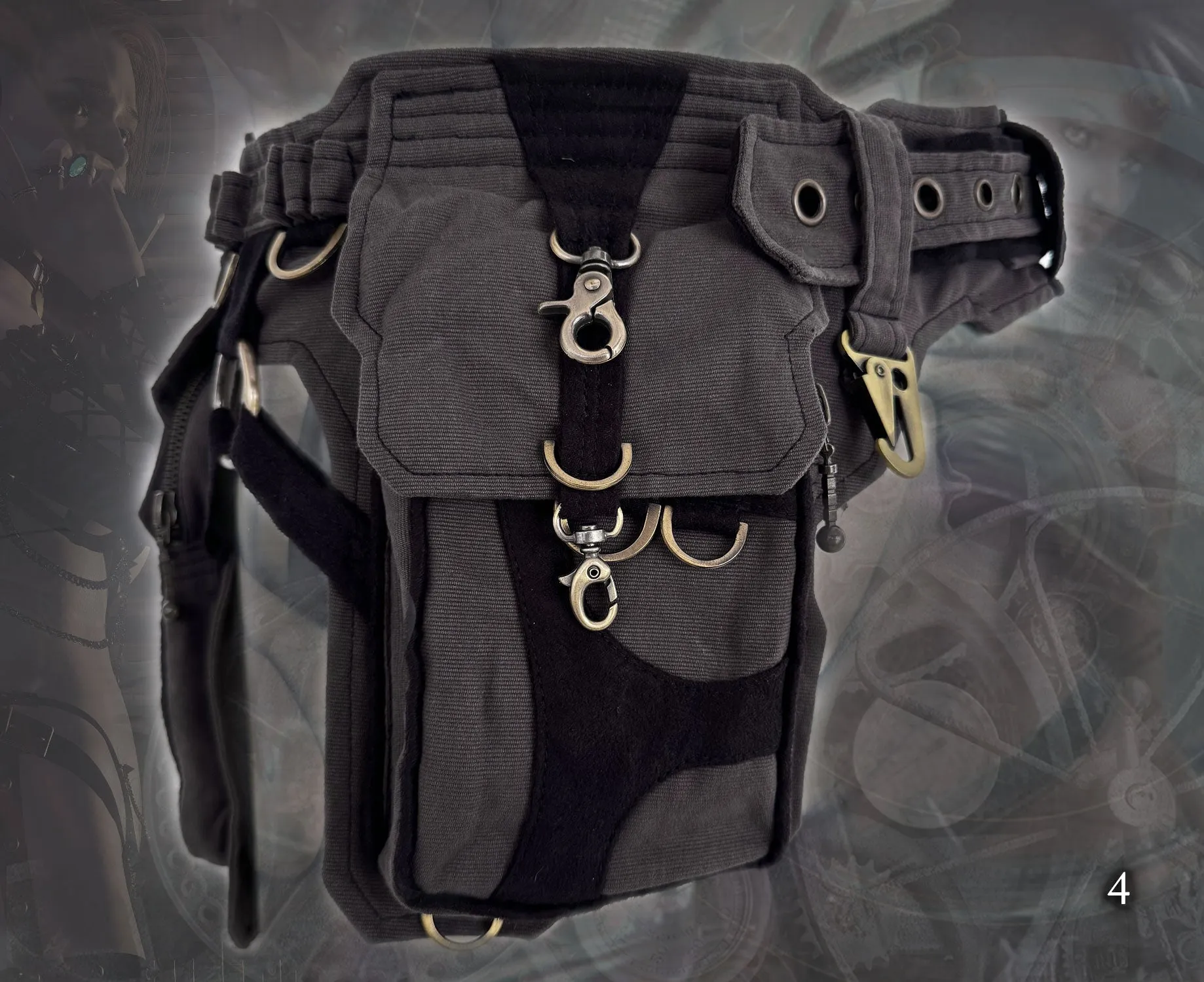 Klimbim Belt ~ multi pocket tech wear