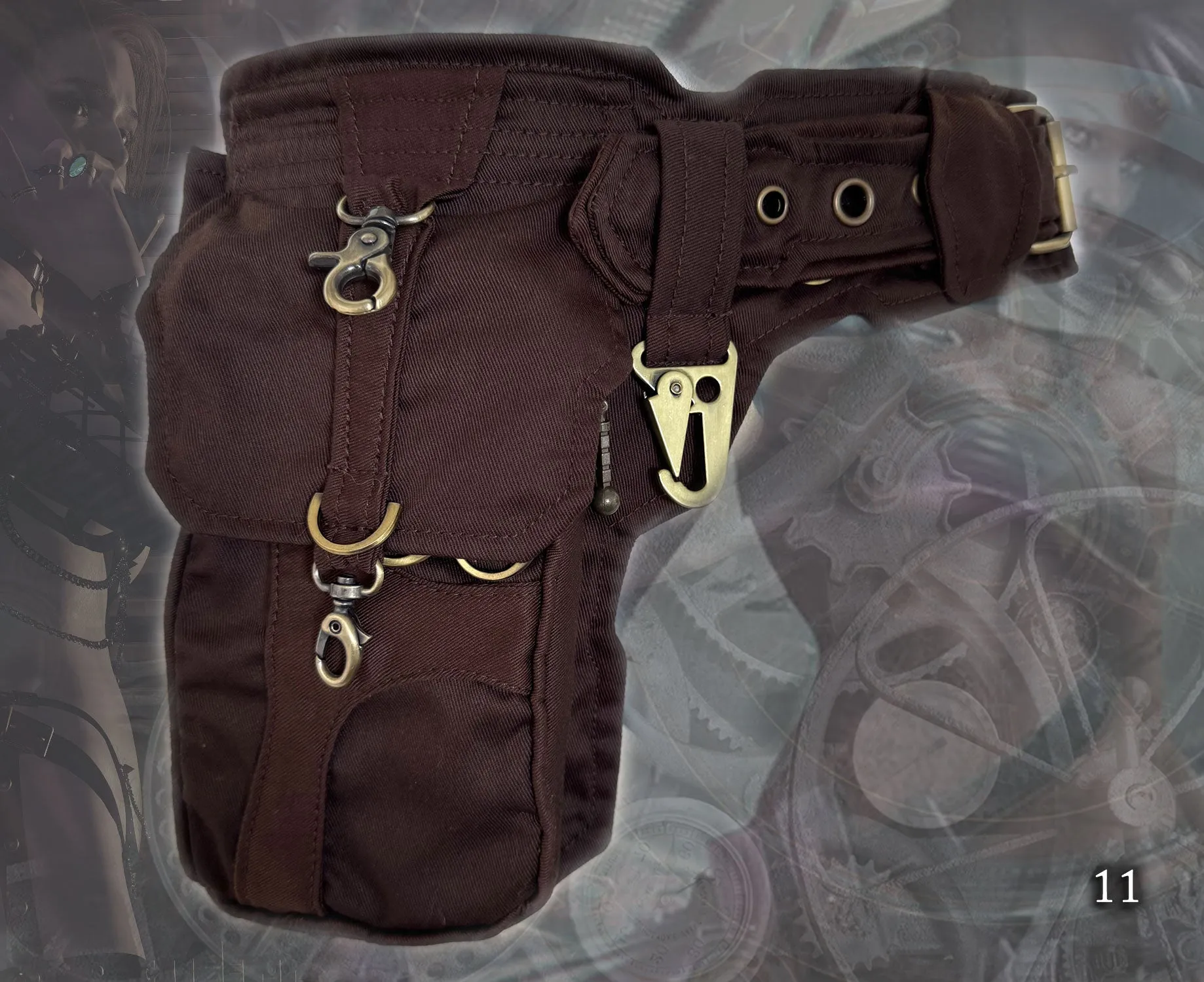 Klimbim Belt ~ multi pocket tech wear