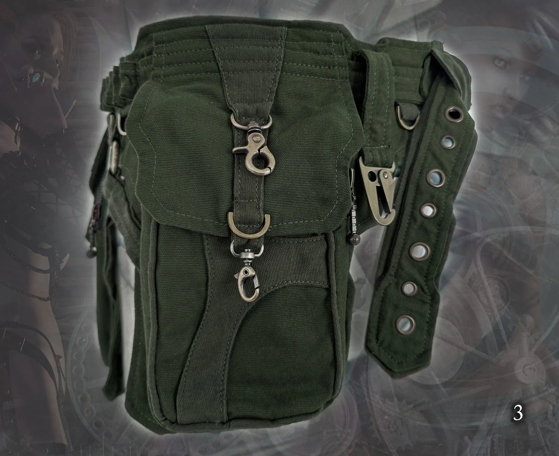 Klimbim Belt ~ multi pocket tech wear