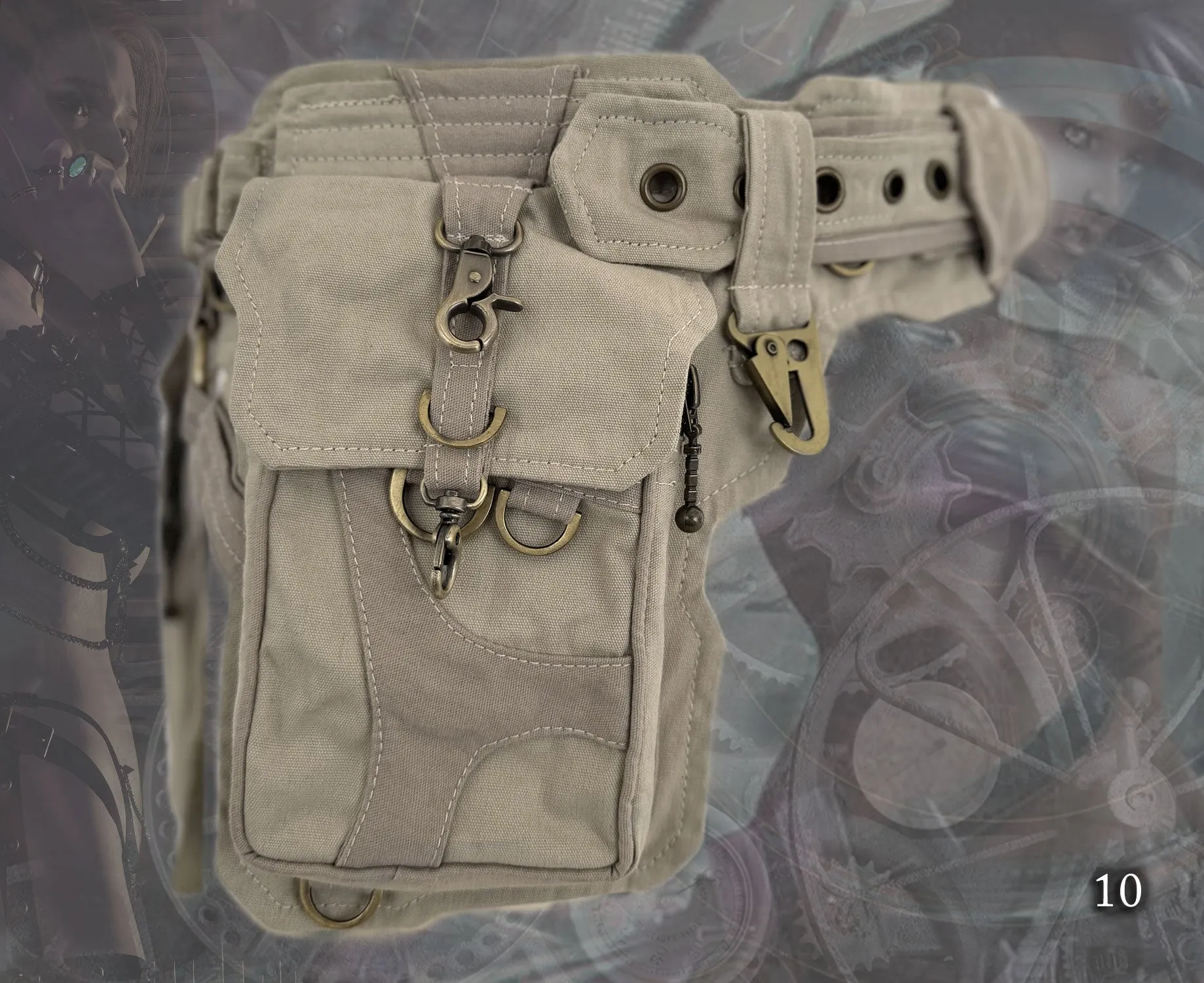 Klimbim Belt ~ multi pocket tech wear