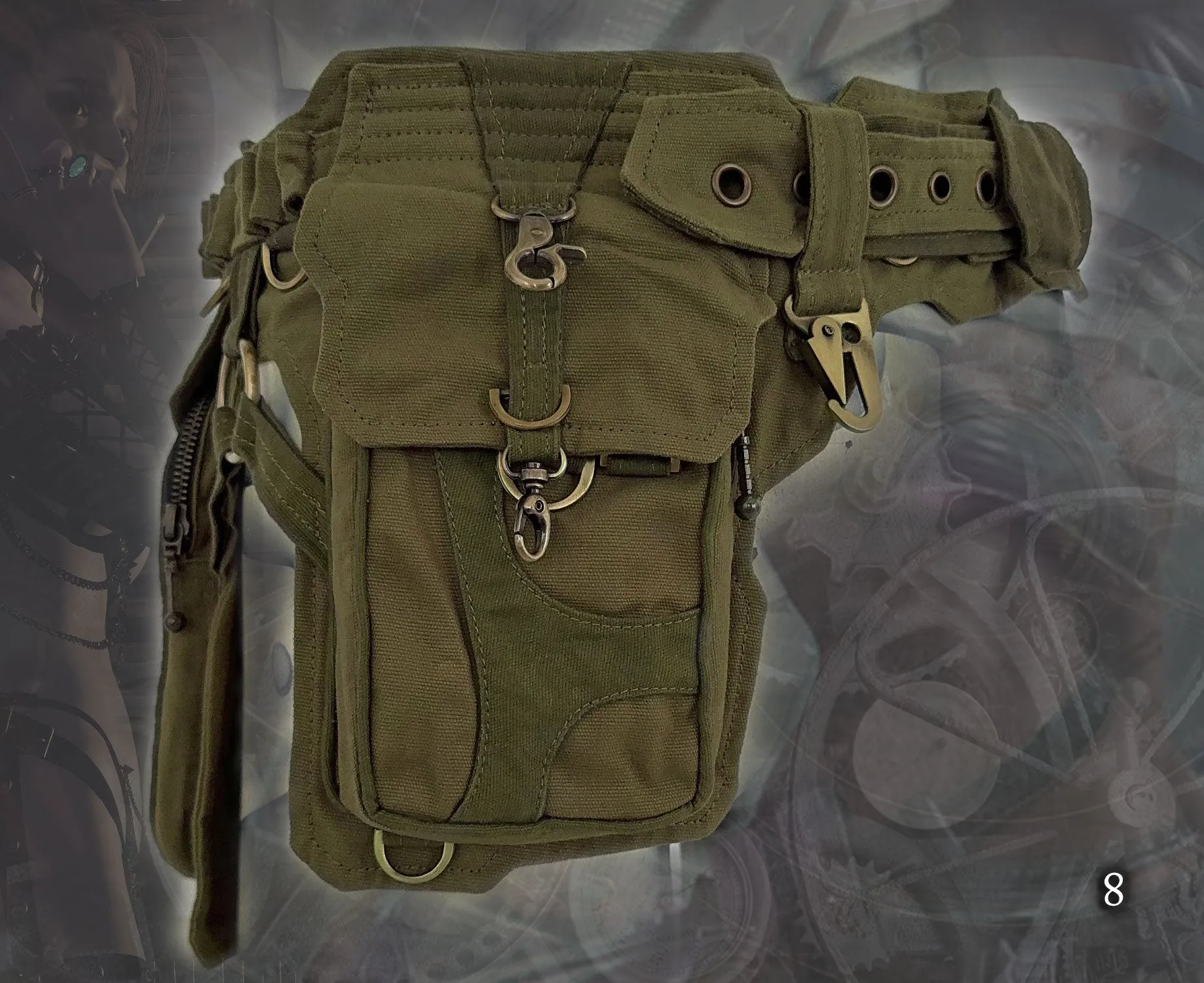 Klimbim Belt ~ multi pocket tech wear