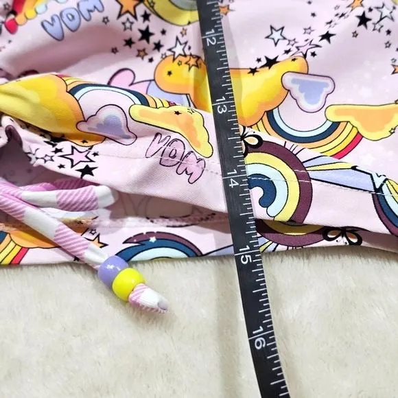Natalie Fairyfloss Skirt | Bright Fun Colors & Graphics Front Pull