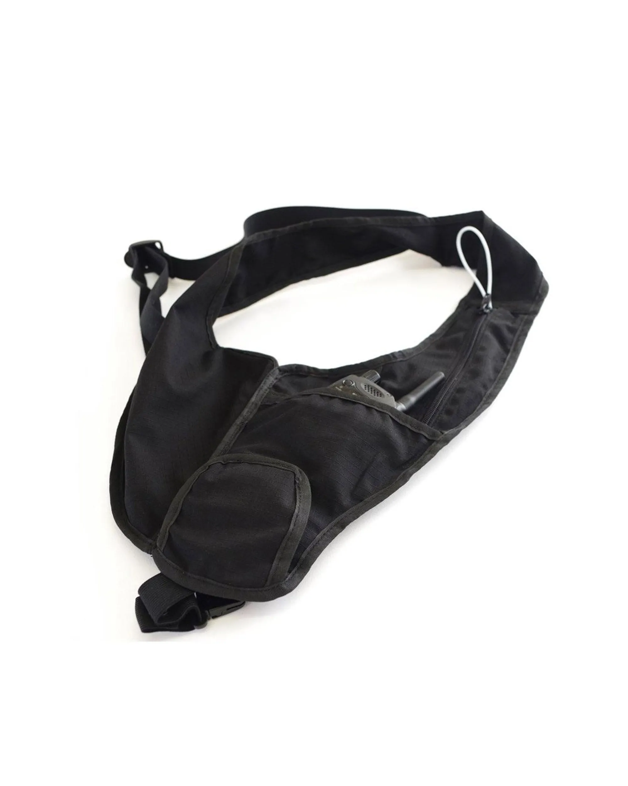 S112 Covert Radio Holster - Left handed - Black