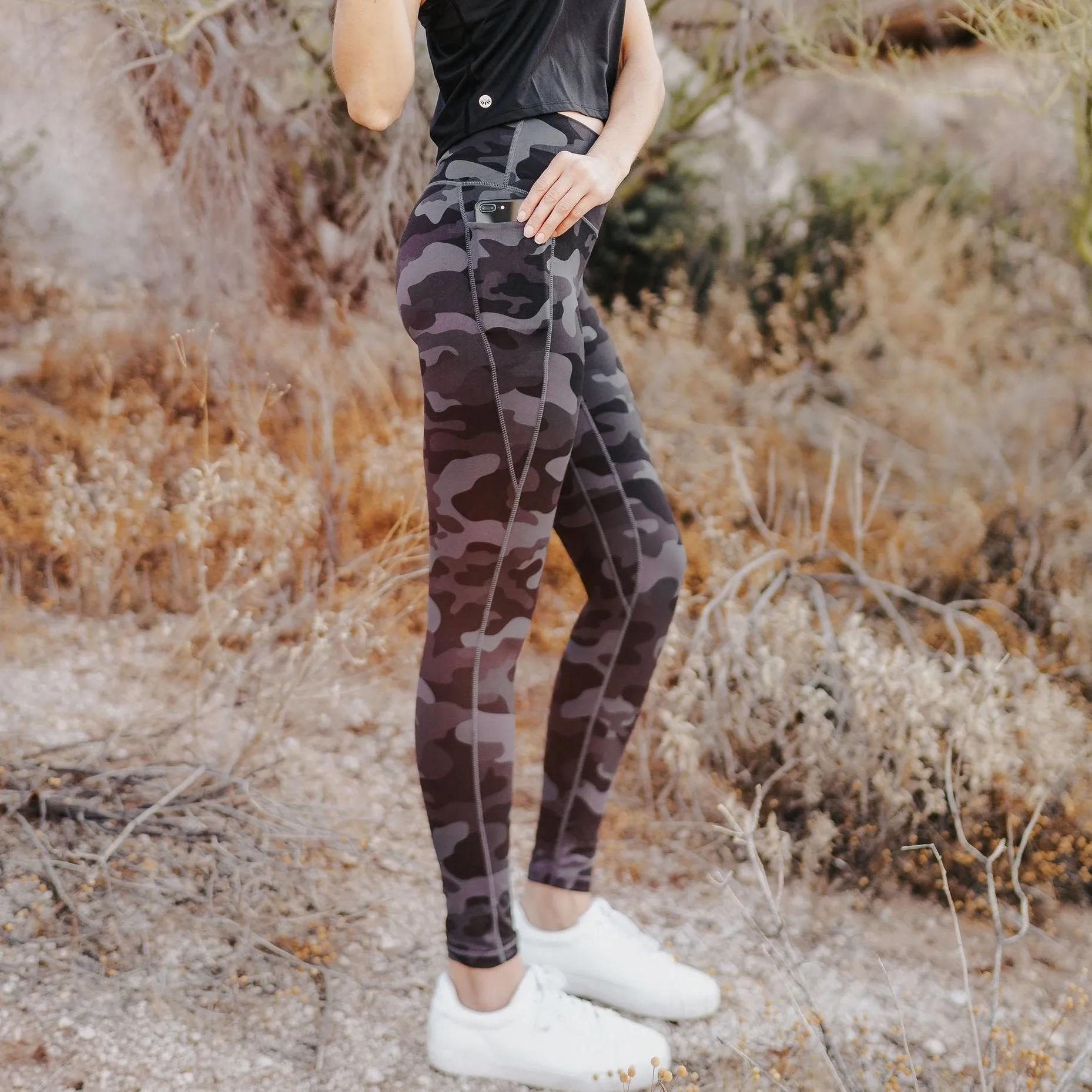 Shakti Pants - Black Camo