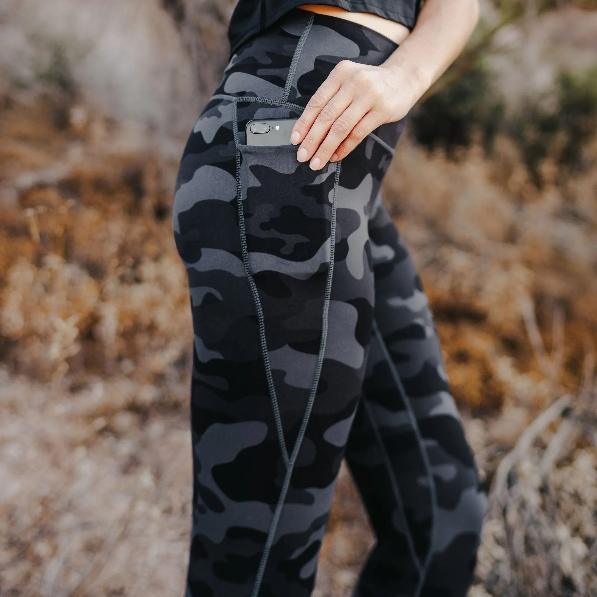 Shakti Pants - Black Camo