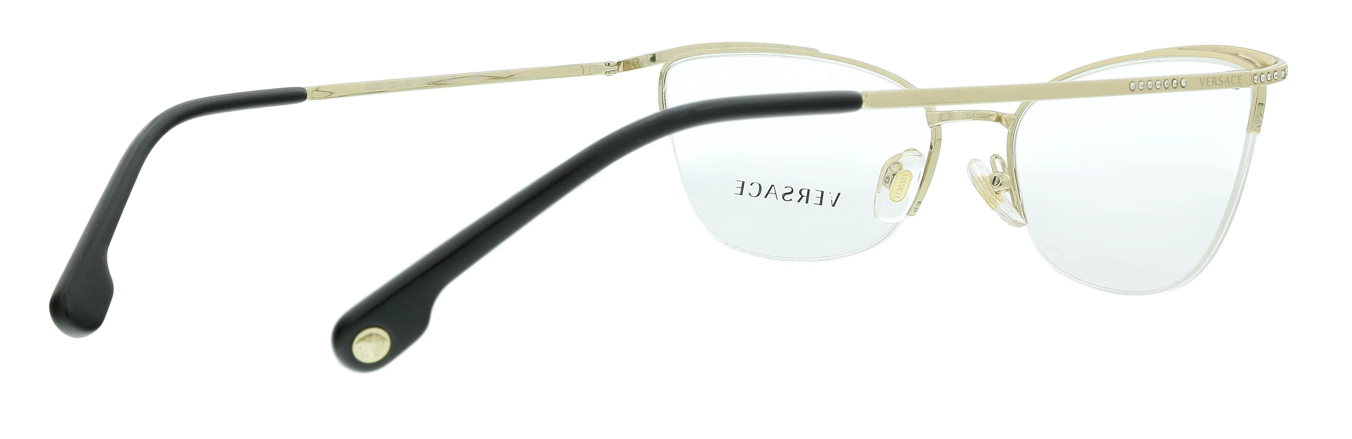 Versace 0VE1261B 1252 Pale Gold Cat Eye Eyeglasses