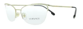 Versace 0VE1261B 1252 Pale Gold Cat Eye Eyeglasses