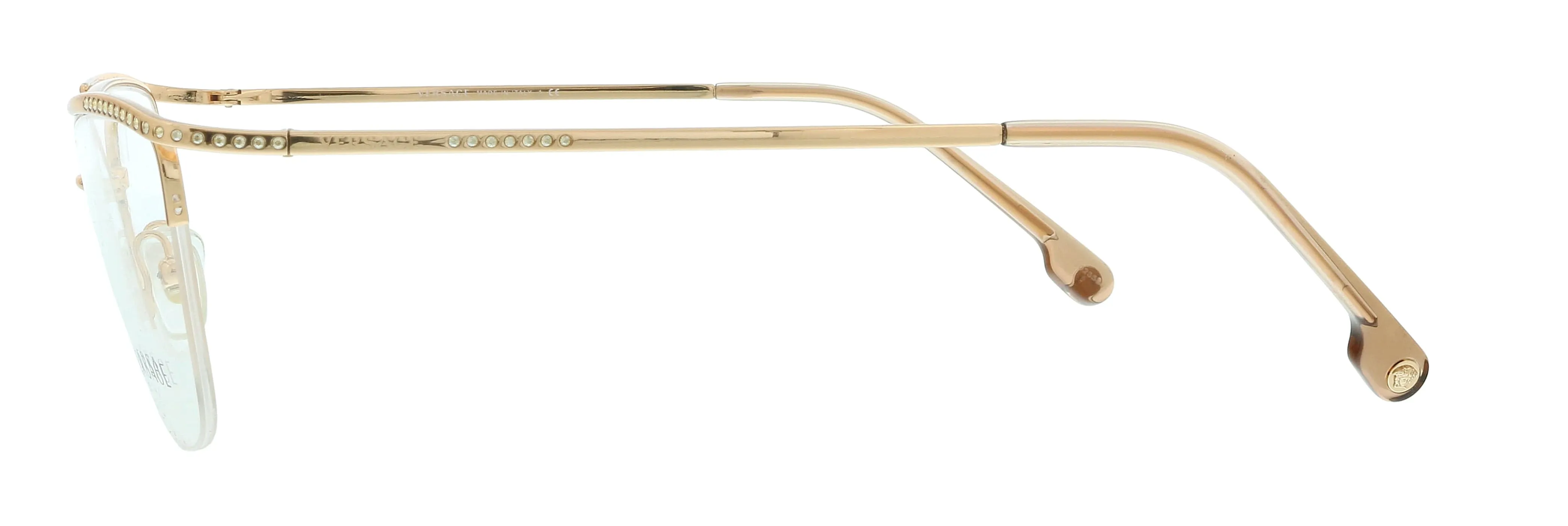 Versace 0VE1261B 1412 Pink Gold Cat Eye Eyeglasses