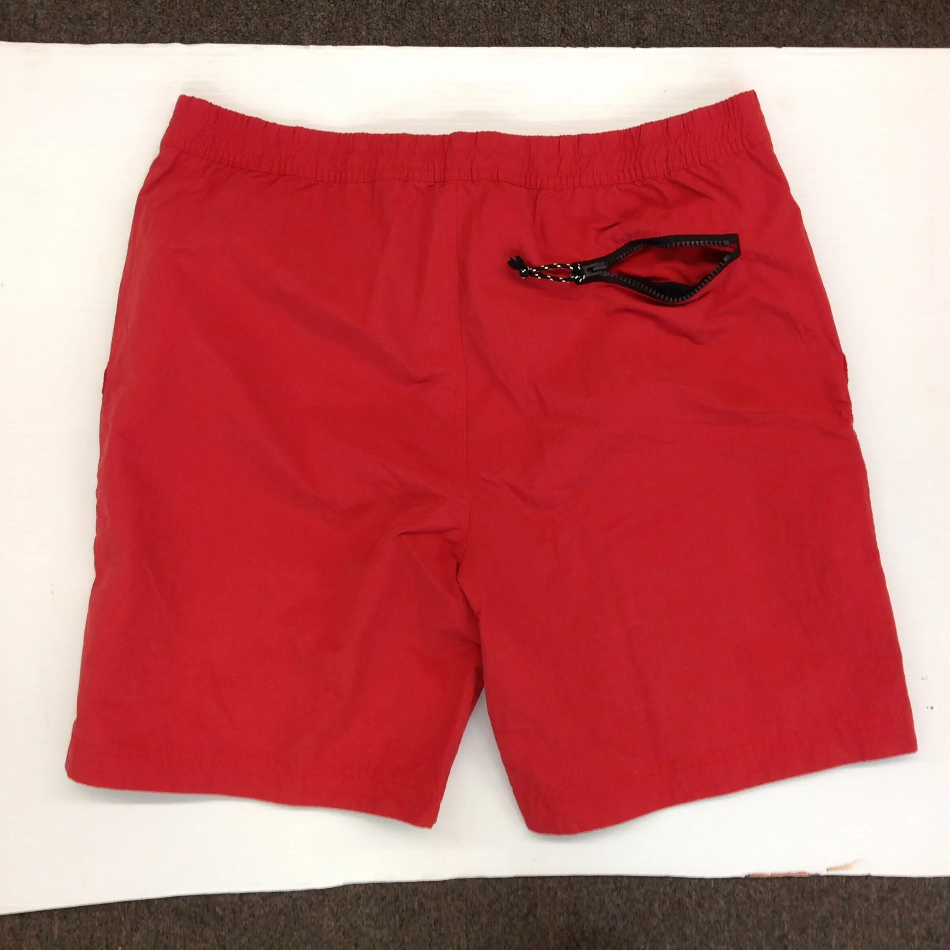 Vintage Polo by Ralph Lauren Red Men's XL C1 Class Canoe Slalom Swim Trunks Board Shorts Bathing Suit