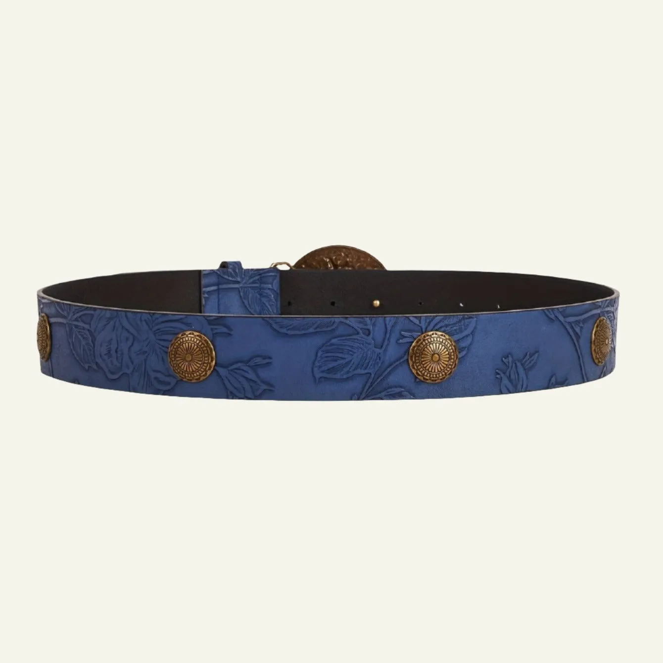 Vintage Tree Pattern Buckle Belt